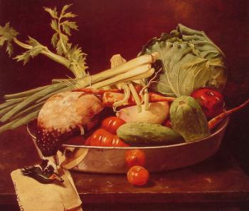 威廉 梅裡特 查斯 Still Life with Vegetable